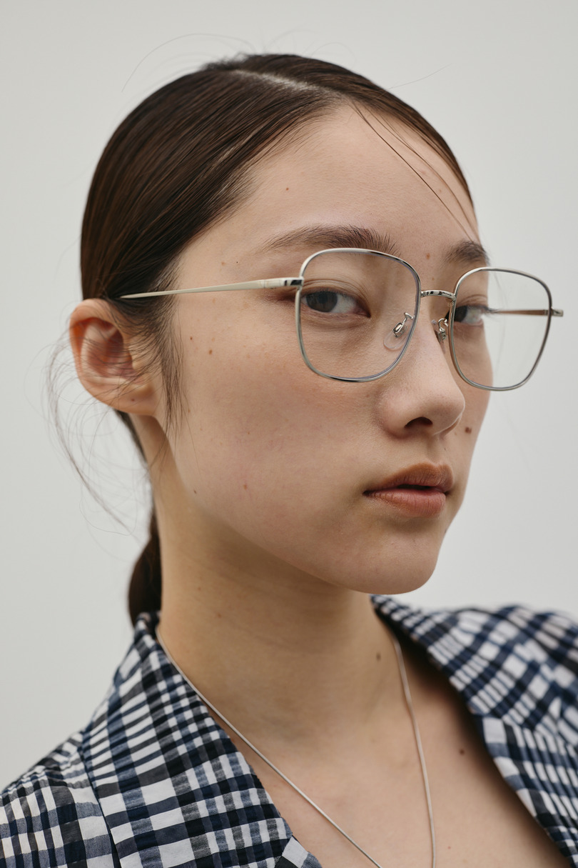 【noeyedia】メタルフレームクリアアイウエア 詳細画像 SLV 2