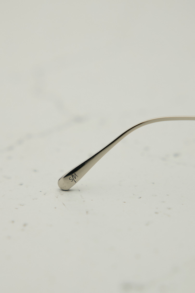 【noeyedia】メタルフレームクリアアイウエア 詳細画像 SLV 8