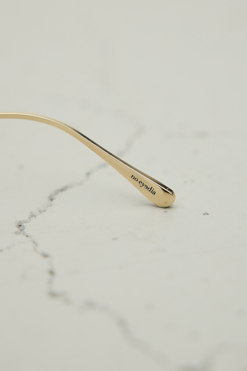 【noeyedia】リムレススクエアアイウエア 詳細画像 L/BRN 9