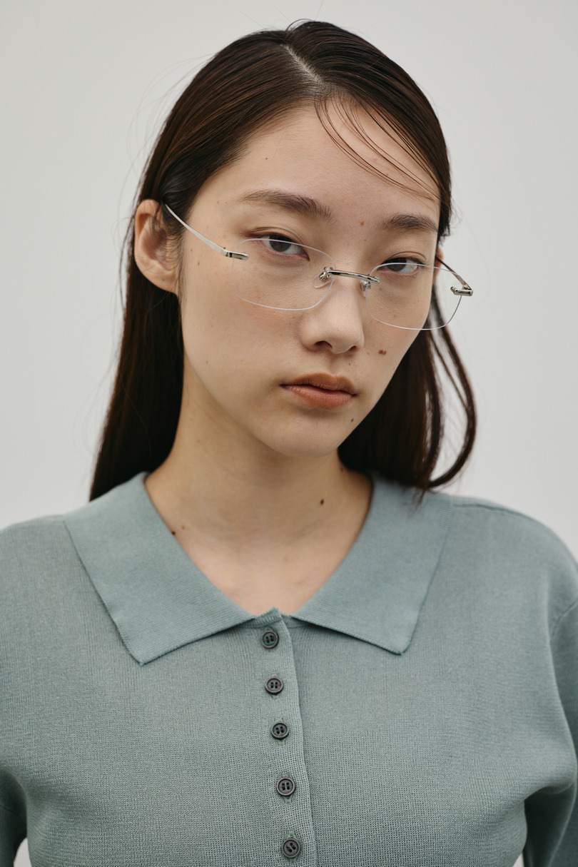 【noeyedia】リムレススクエアアイウエア