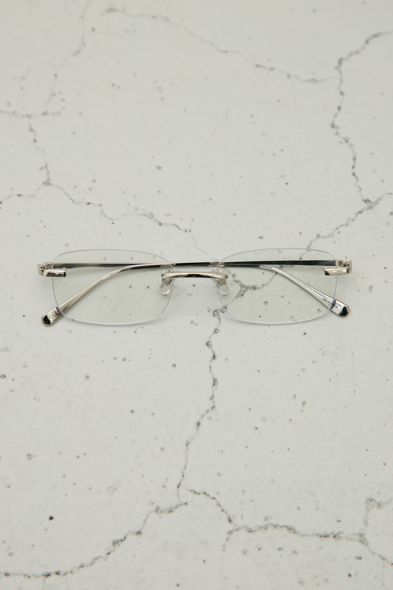 【noeyedia】リムレススクエアアイウエア 詳細画像 SLV 3