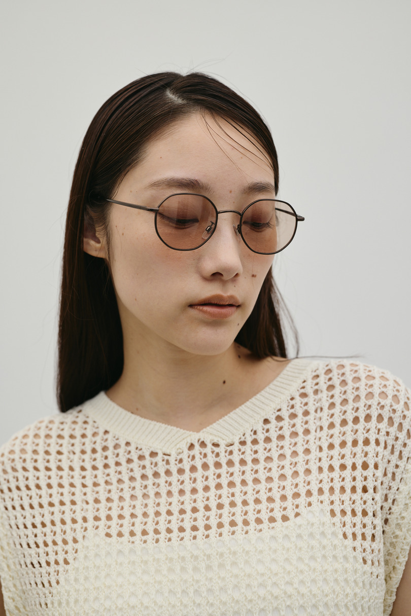 【noeyedia】メタルフレームアイウエア 詳細画像 BRN 2