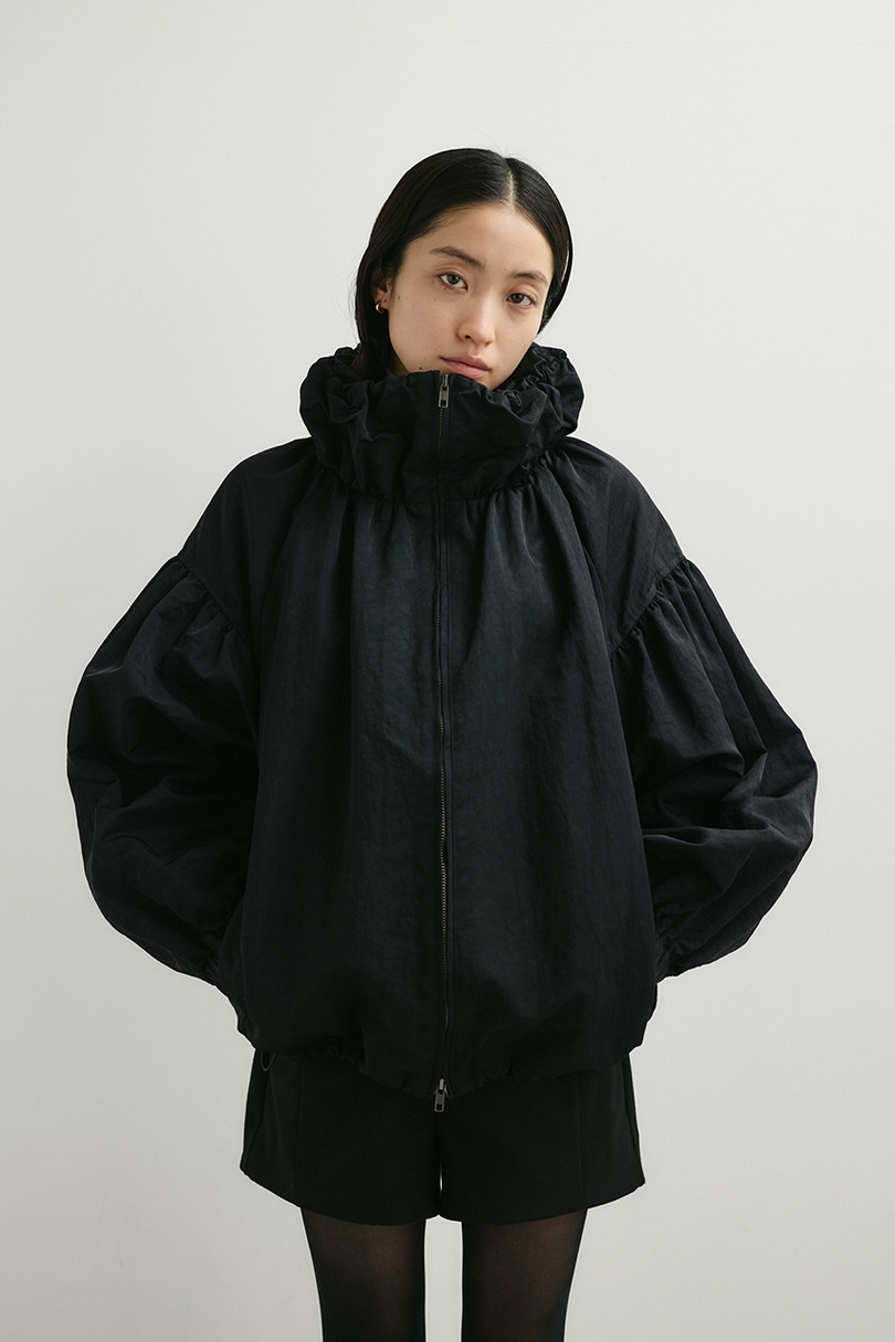ギャザーネックブルゾン 詳細画像 BLK 6