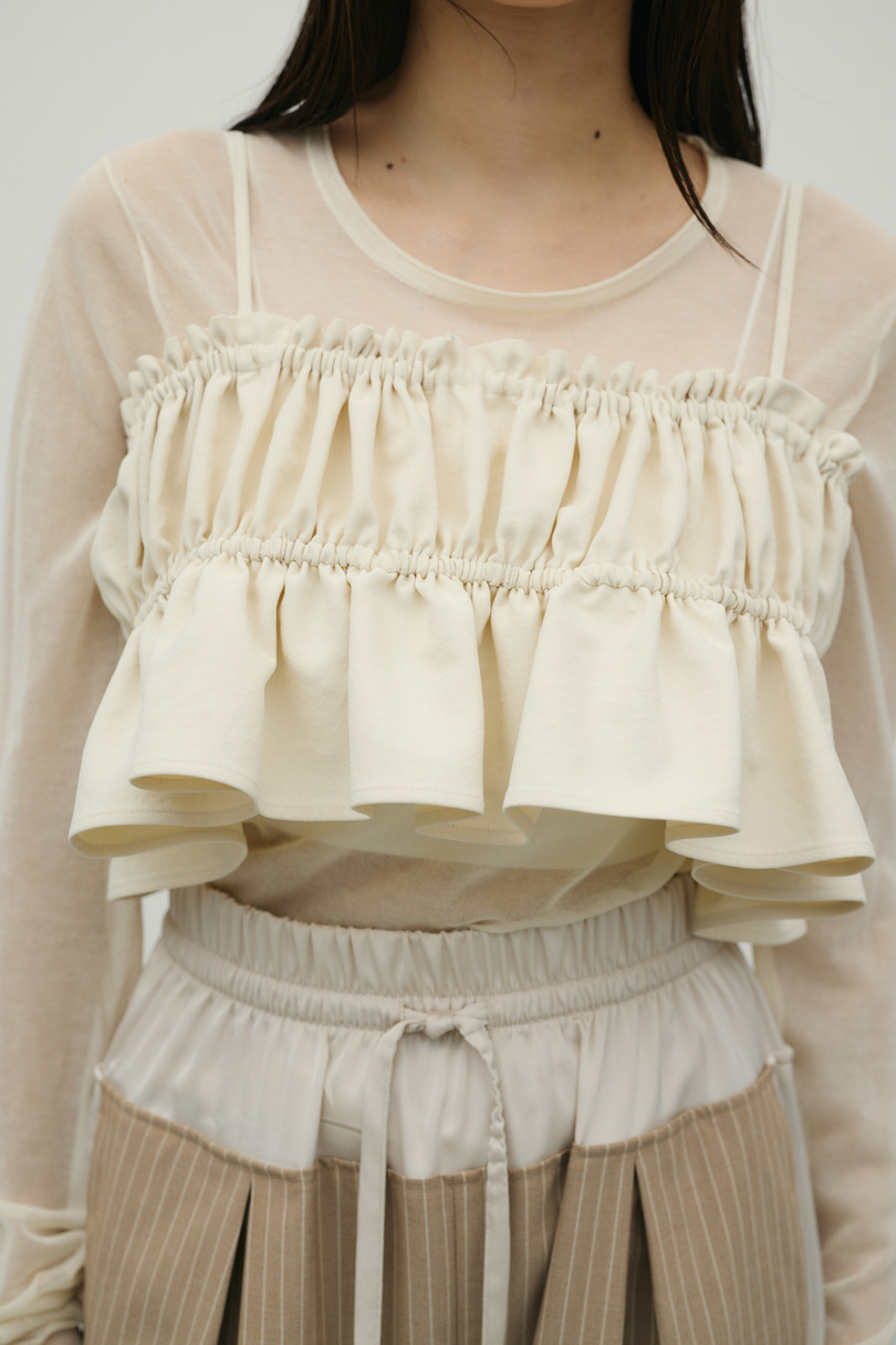 ハイラインフリルビスチェ 詳細画像 IVOY 12