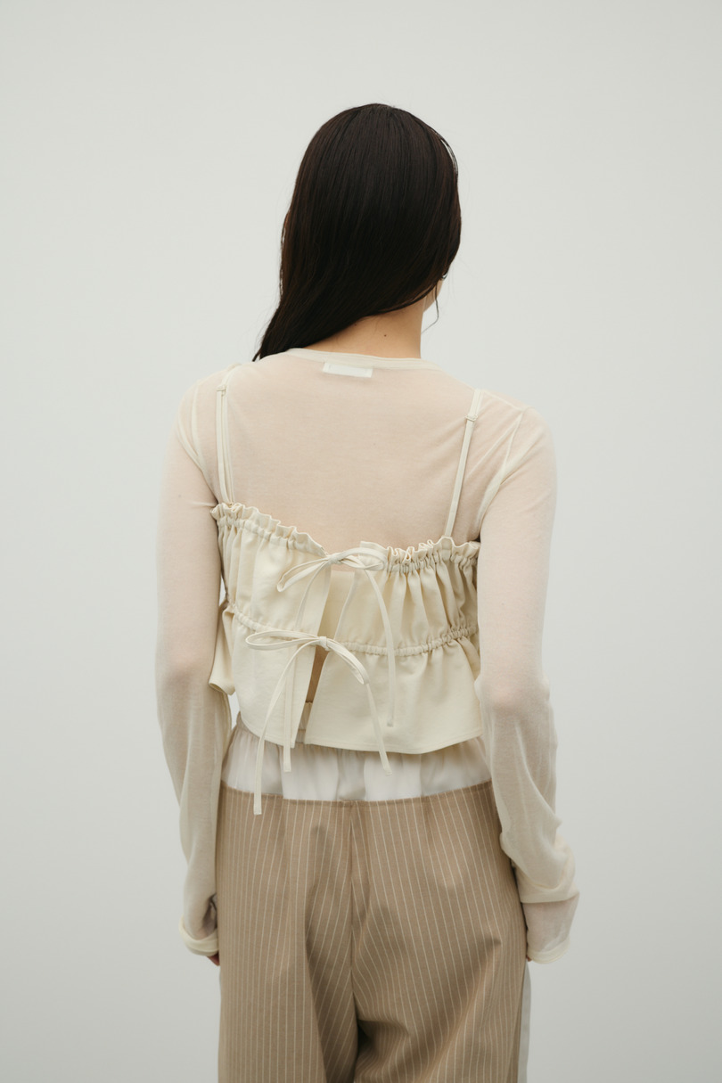 ハイラインフリルビスチェ 詳細画像 IVOY 14