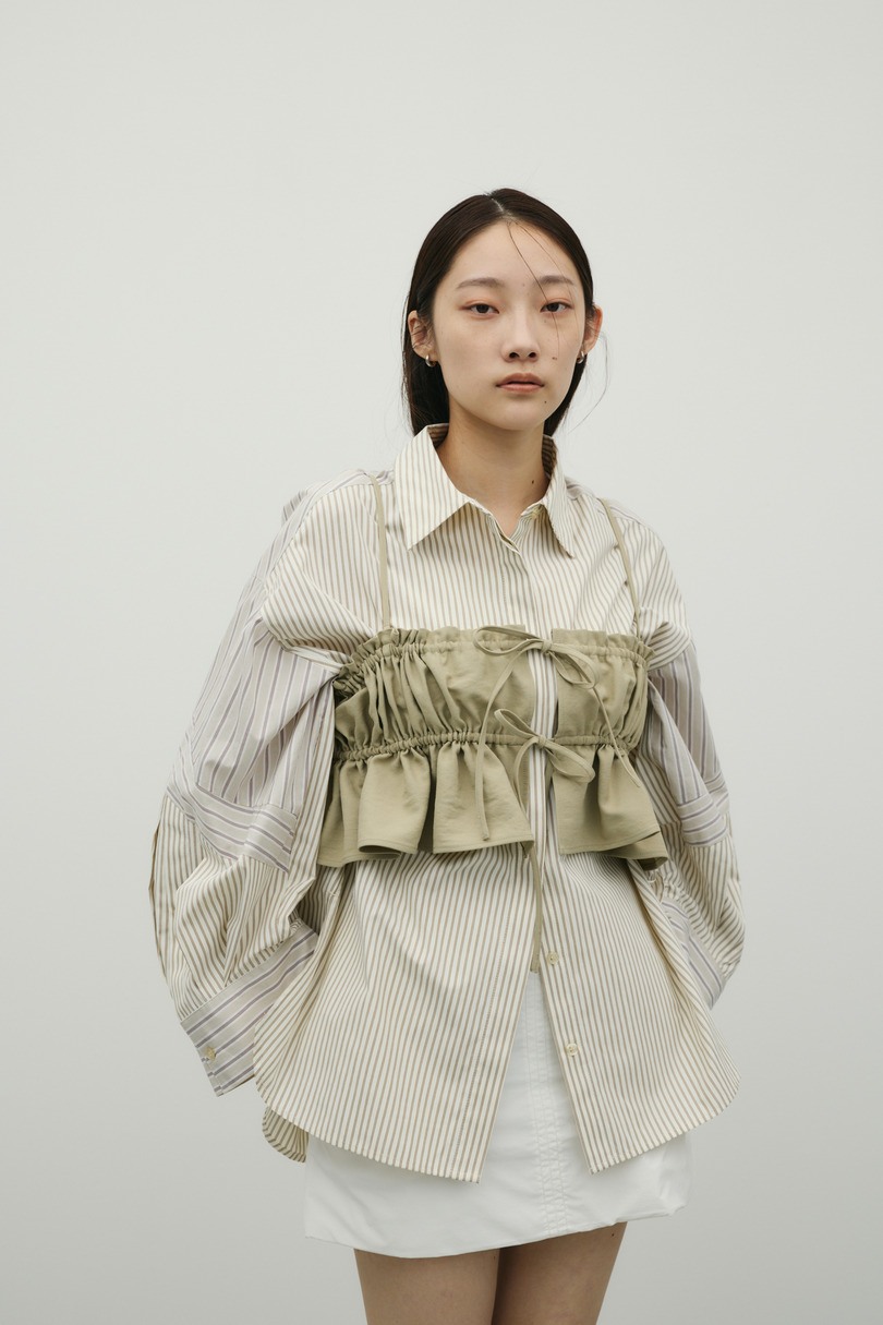 ハイラインフリルビスチェ