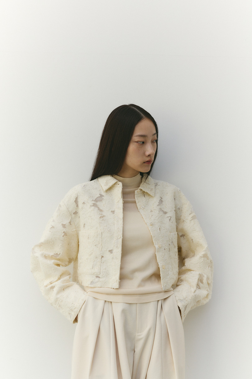 ジャガードショートジャケット 詳細画像 IVOY 10