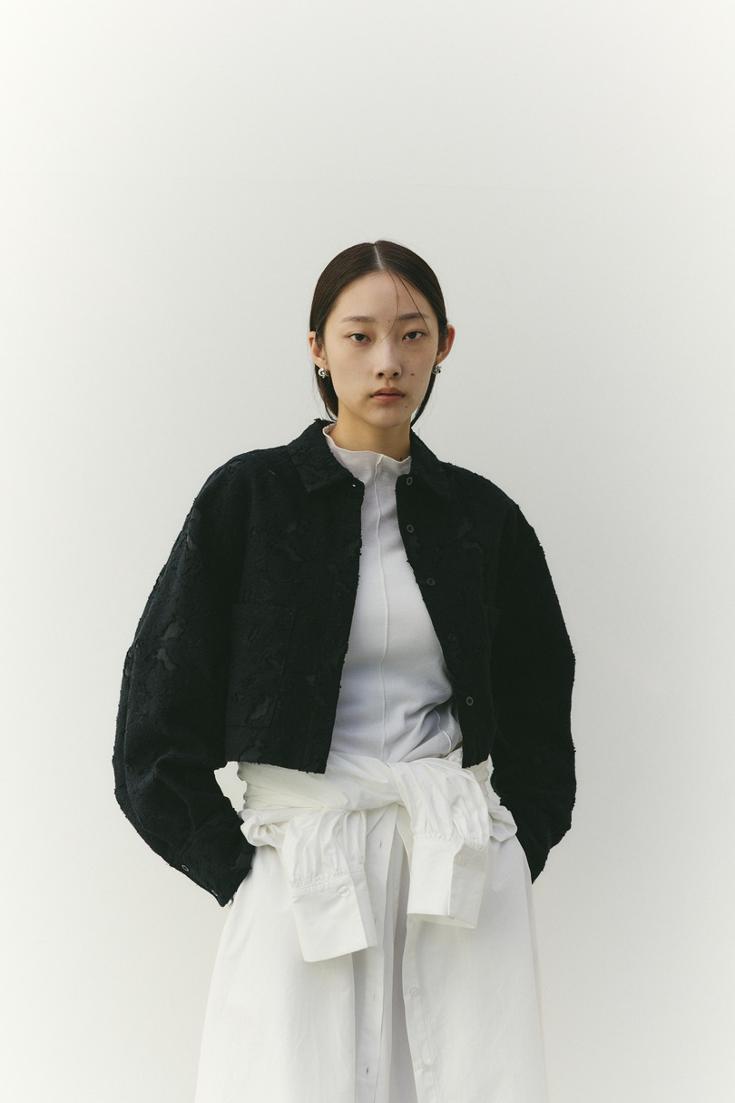 ジャガードショートジャケット 詳細画像 BLK 4