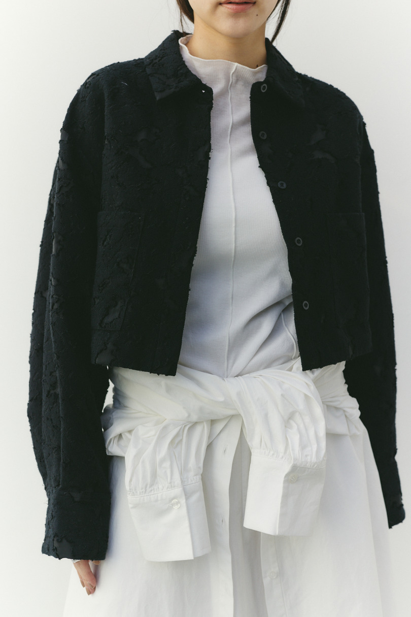 ジャガードショートジャケット 詳細画像 BLK 6