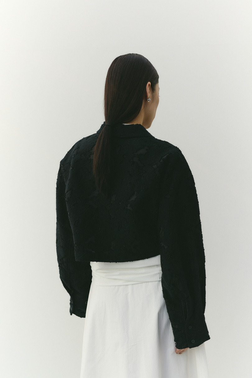 ジャガードショートジャケット 詳細画像 BLK 9