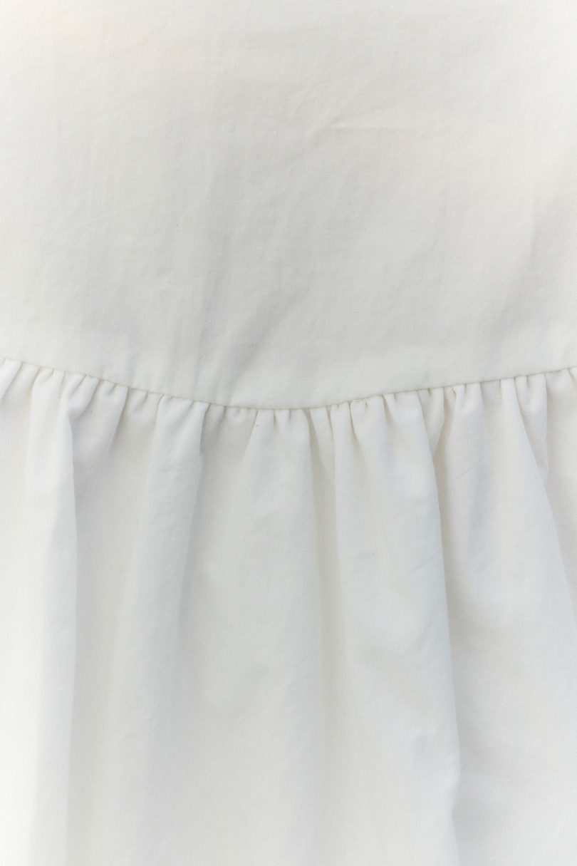 ギャザーバルーンブラウス 詳細画像 WHT 15