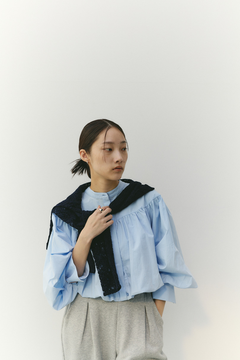 ギャザーバルーンブラウス