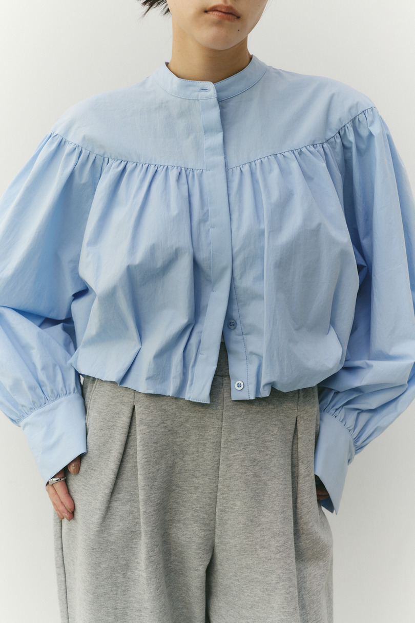 ギャザーバルーンブラウス 詳細画像 SAX 10