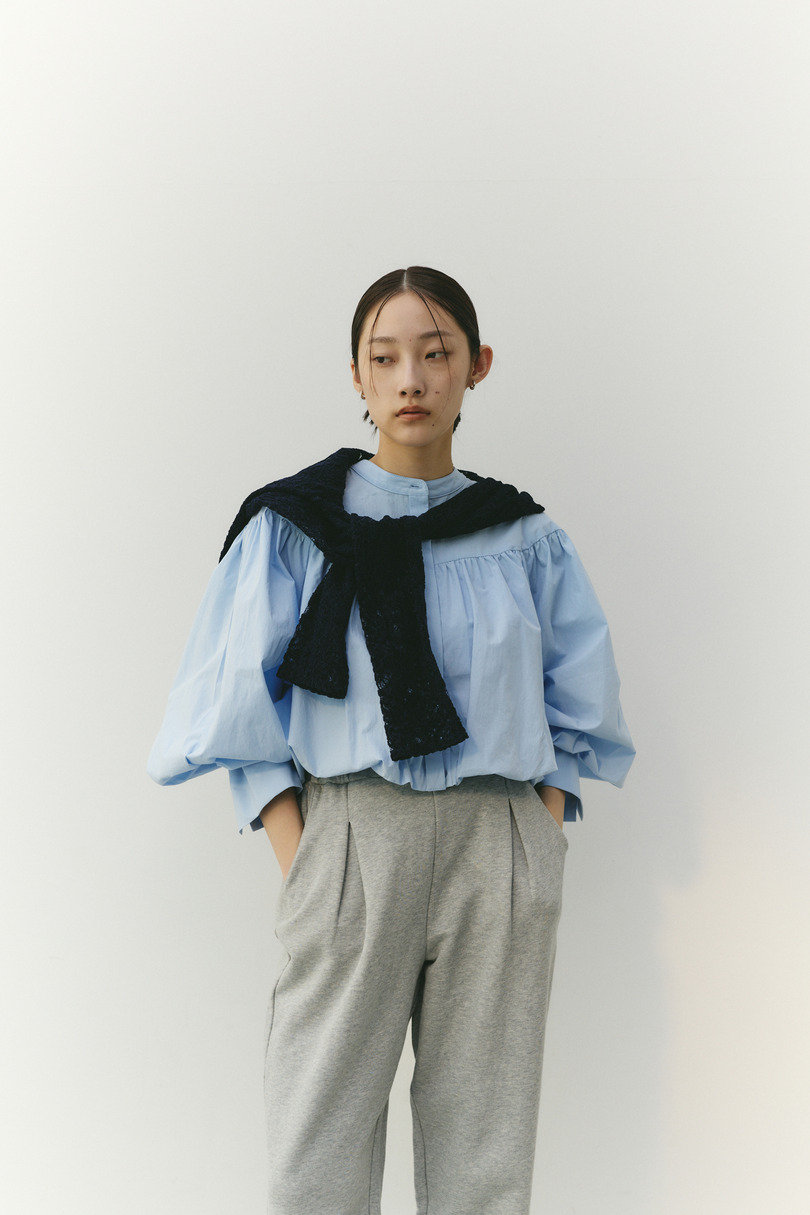 ギャザーバルーンブラウス 詳細画像 SAX 2