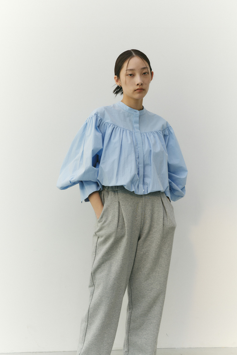 ギャザーバルーンブラウス 詳細画像 SAX 4