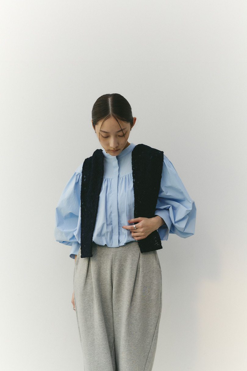 ギャザーバルーンブラウス 詳細画像 SAX 5