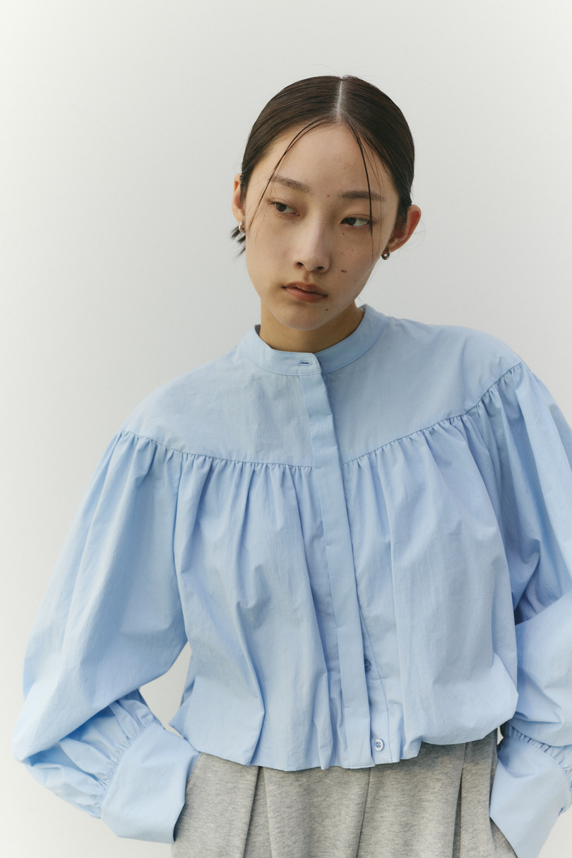 ギャザーバルーンブラウス 詳細画像 SAX 7