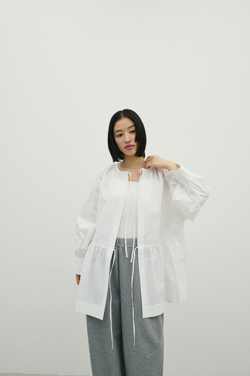 2WAYバックオープンシャツ 詳細画像 WHT 7