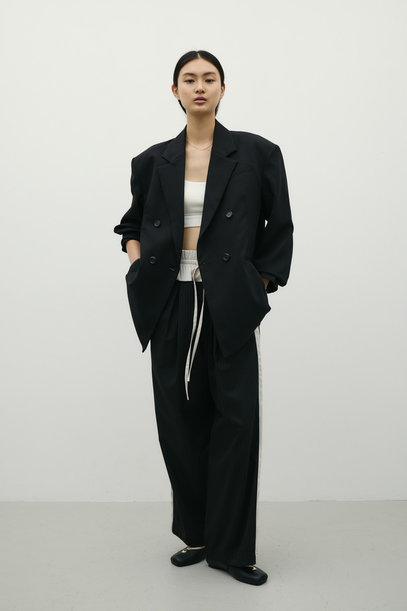 シームデザインテーラードジャケット 詳細画像 BLK 2