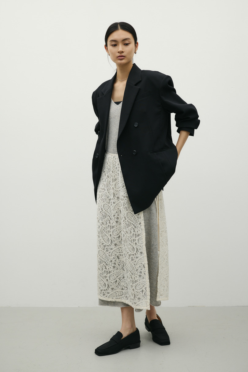 シームデザインテーラードジャケット 詳細画像 BLK 3