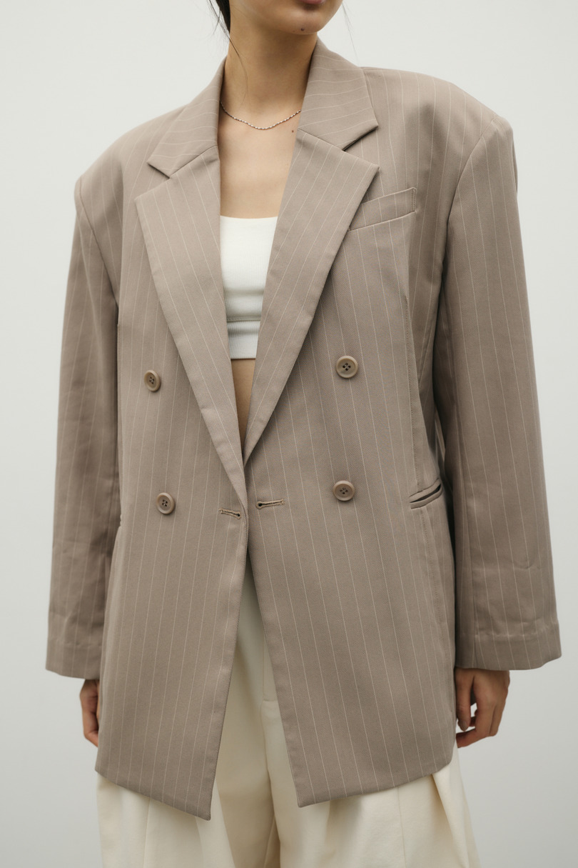 シームデザインテーラードジャケット 詳細画像 柄BEG 8