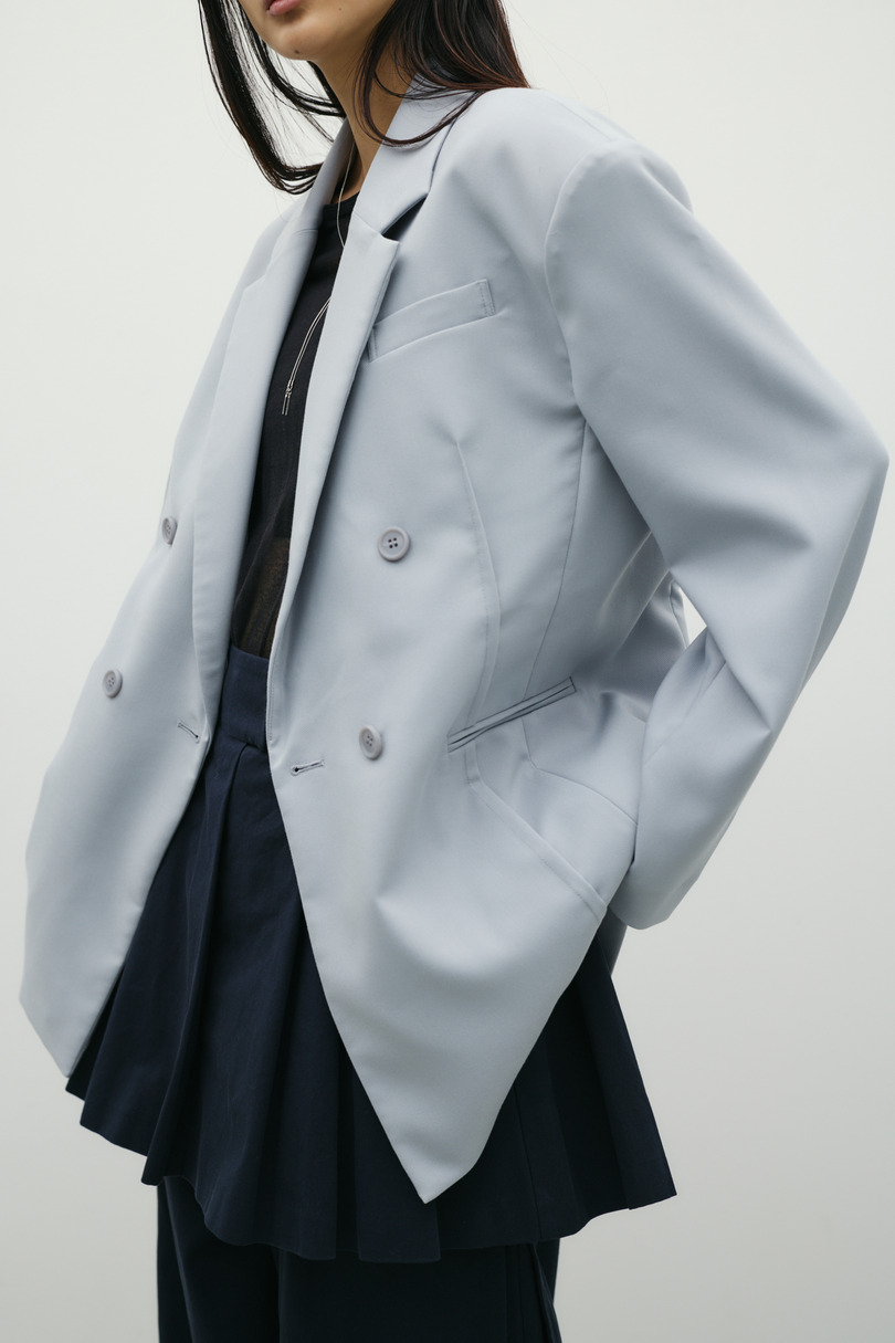 シームデザインテーラードジャケット 詳細画像 SAX 12