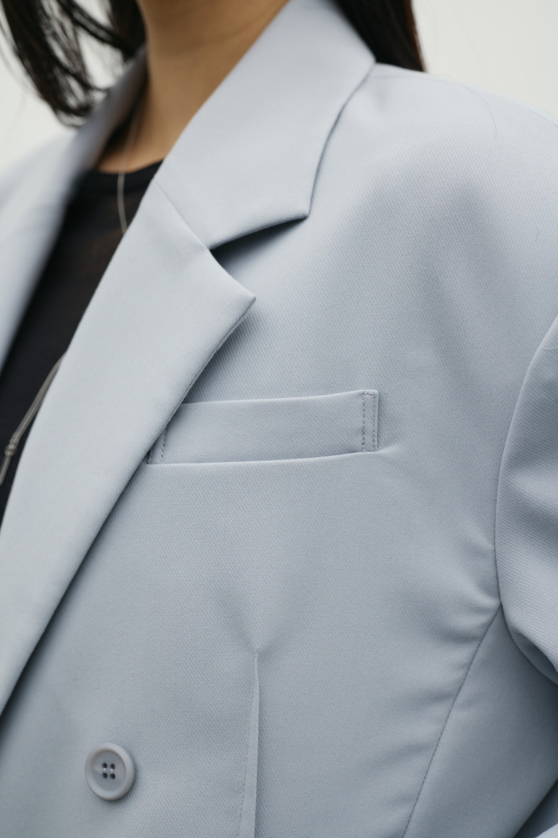 シームデザインテーラードジャケット 詳細画像 SAX 17