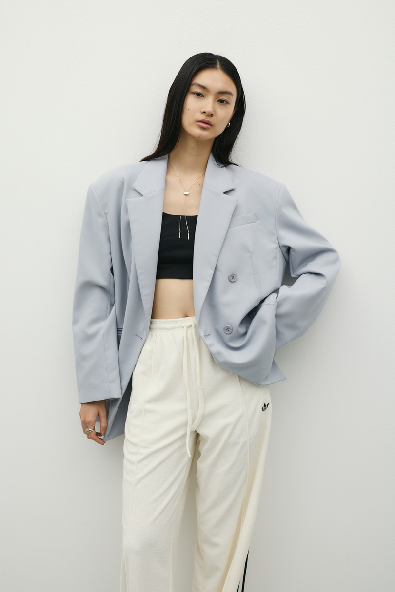 シームデザインテーラードジャケット 詳細画像 SAX 3