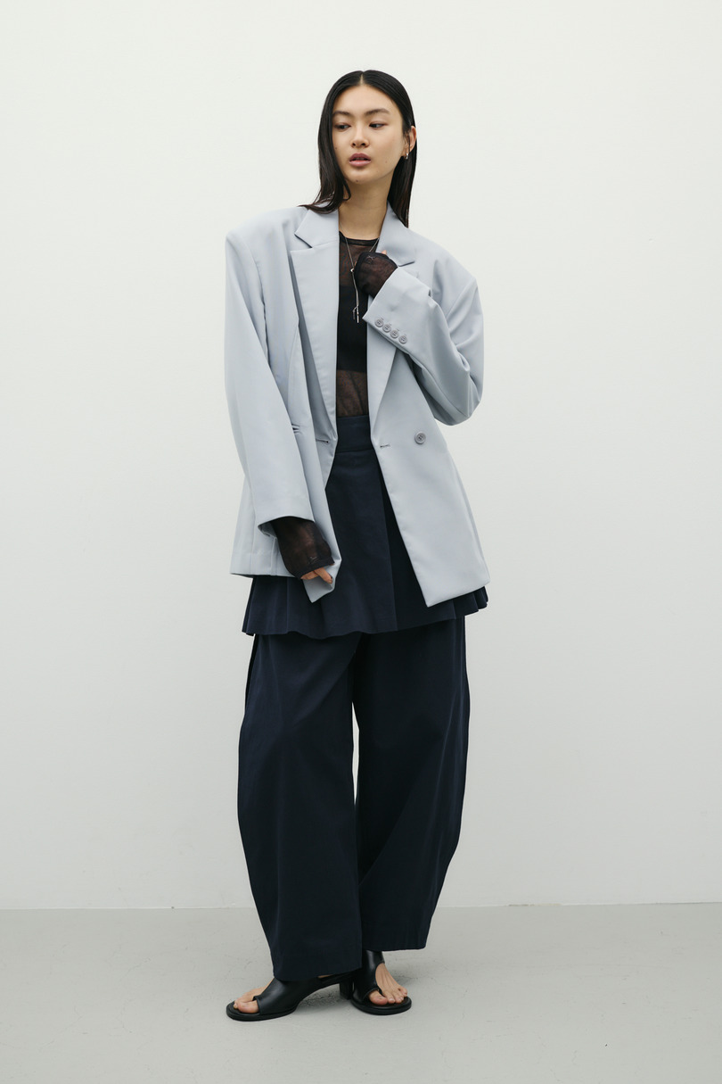 シームデザインテーラードジャケット 詳細画像 SAX 7