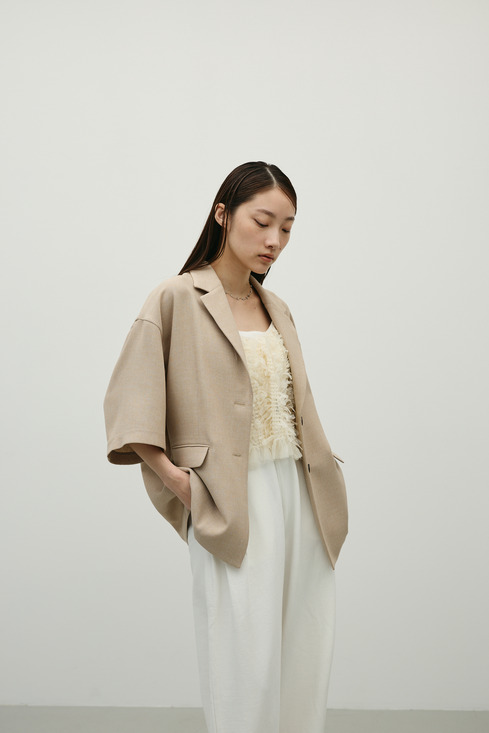 リネンライクテーラージャケット