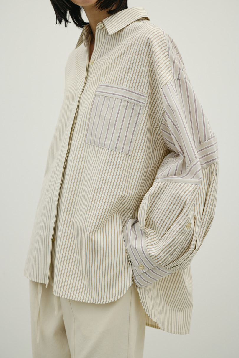 パネルオーバーシャツ