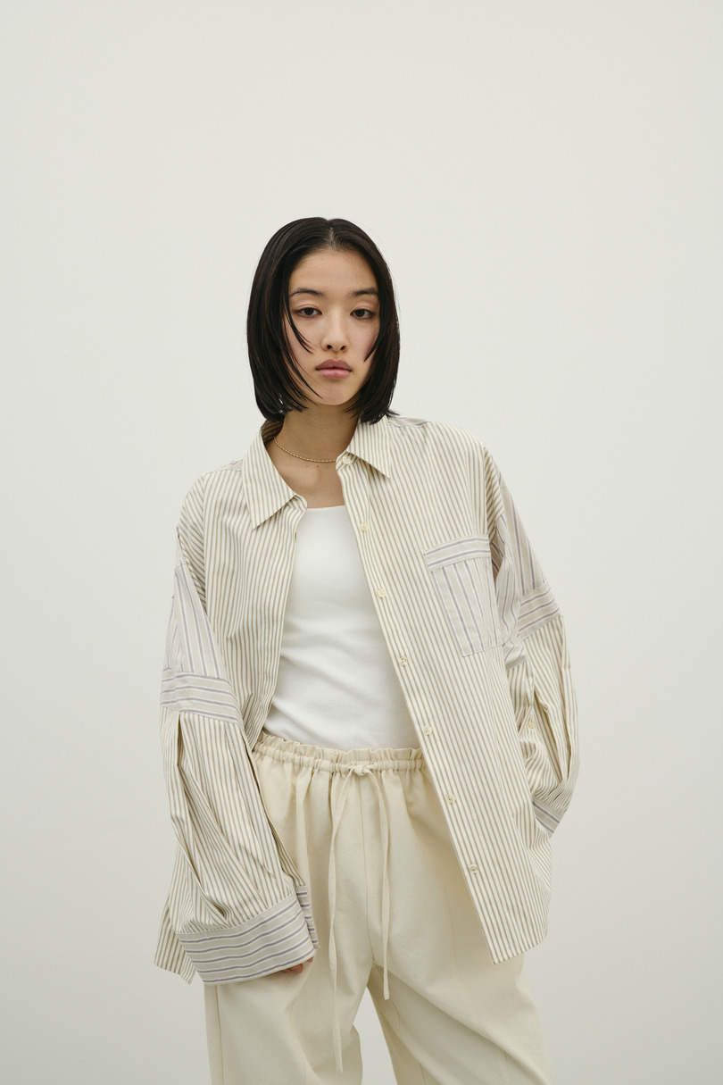 パネルオーバーシャツ 詳細画像 柄BEG 13