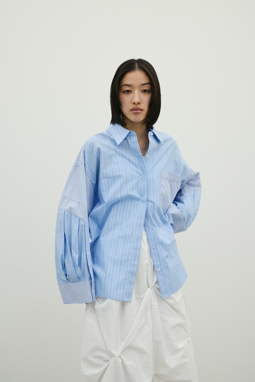 パネルオーバーシャツ 詳細画像 柄BLU 7