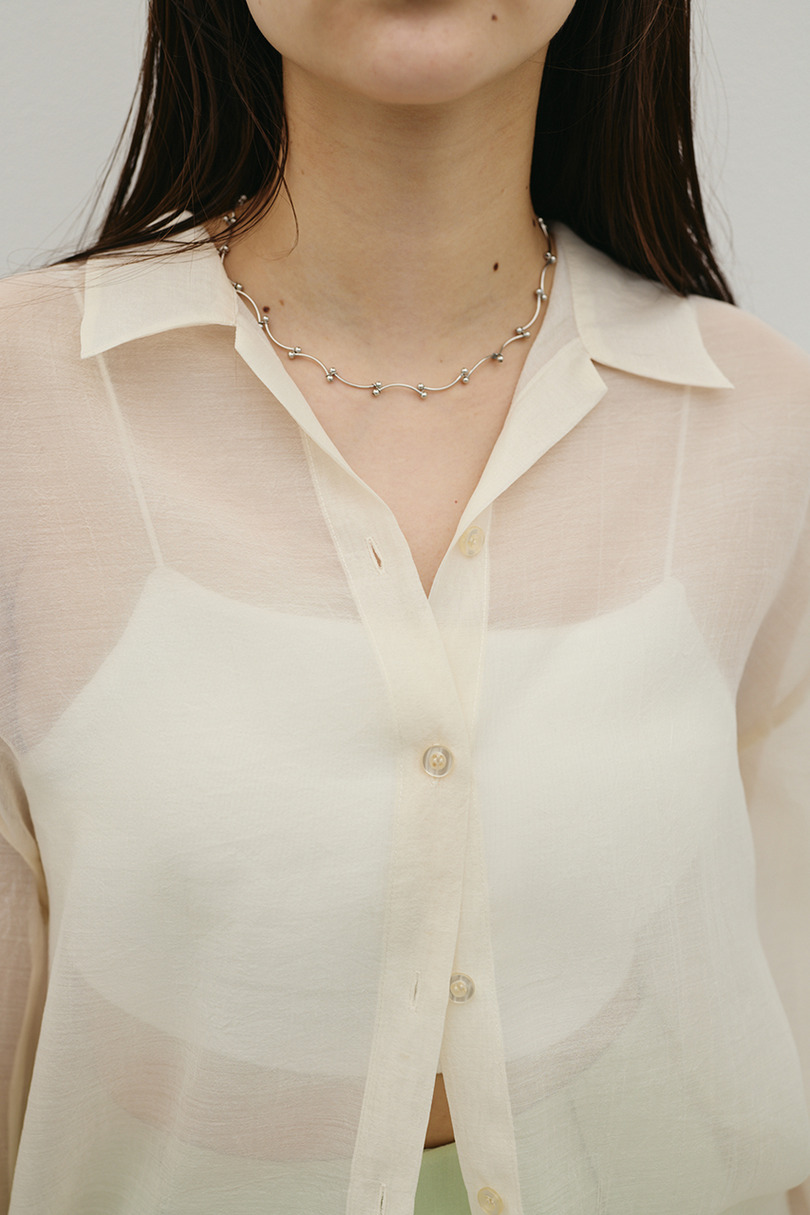 シアーオーバーシャツ 詳細画像 IVOY 9