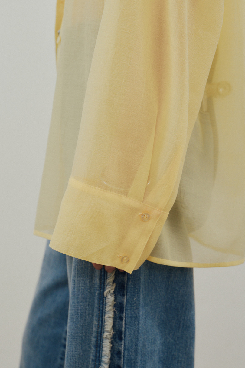 シアーオーバーシャツ 詳細画像 YEL 10