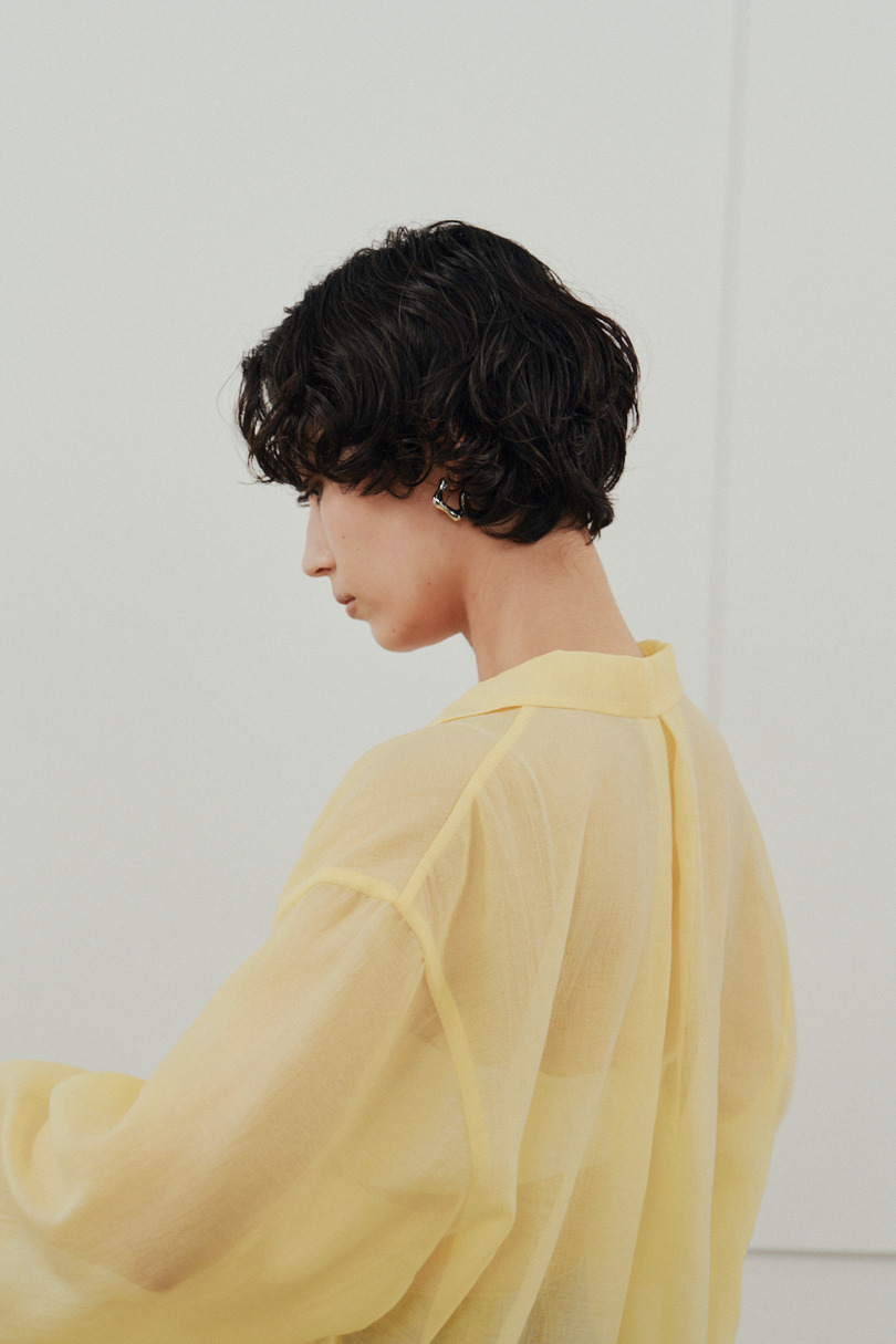 シアーオーバーシャツ 詳細画像 YEL 8