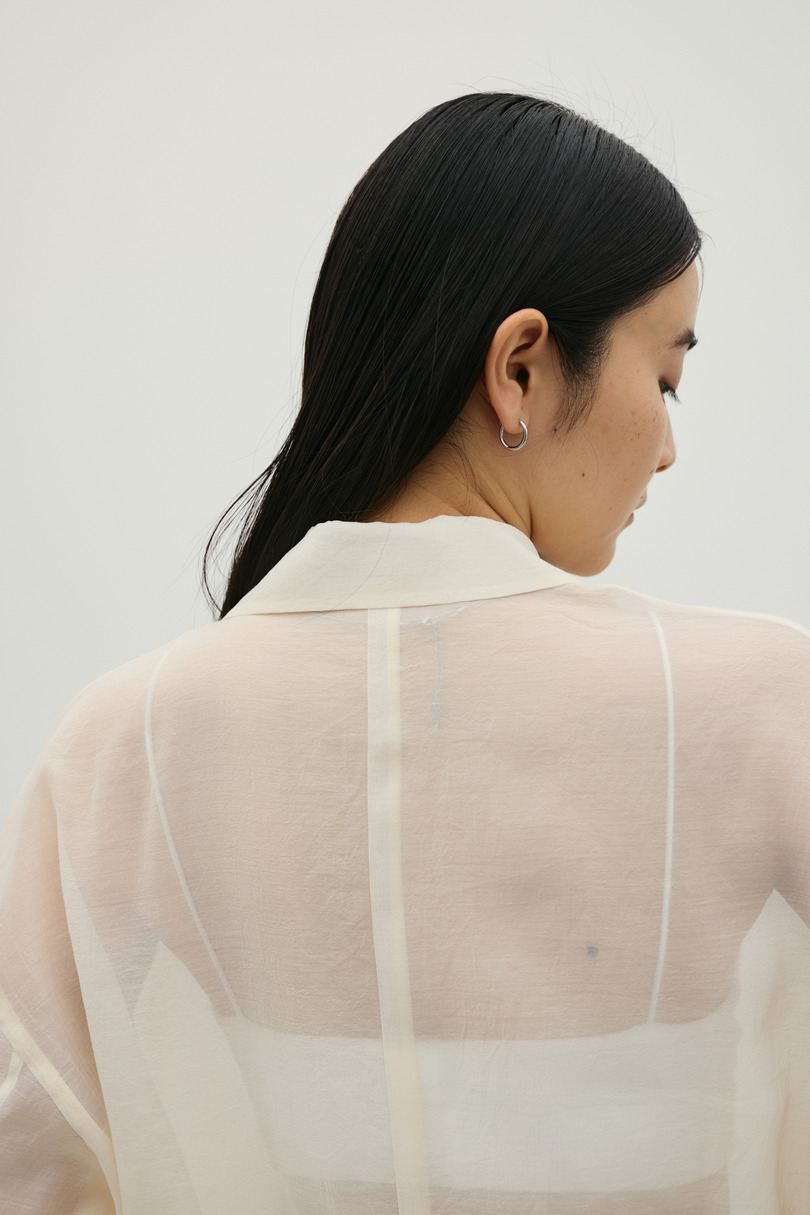 ハーフスリーブシアーテーラージャケット 詳細画像 IVOY 10