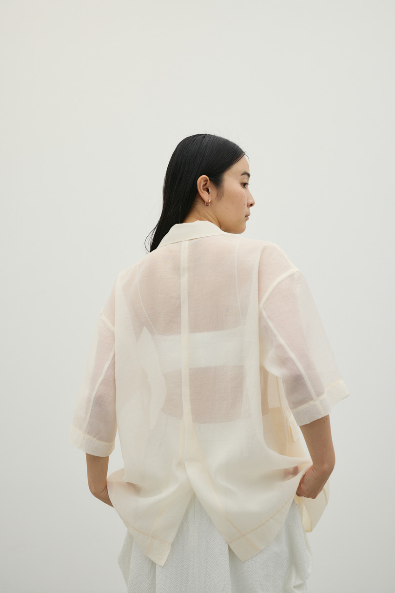 ハーフスリーブシアーテーラージャケット 詳細画像 IVOY 9