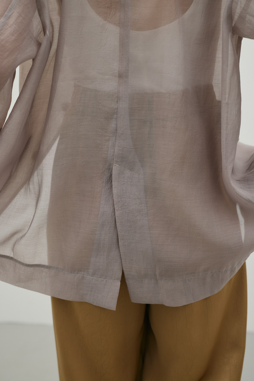 ハーフスリーブシアーテーラージャケット 詳細画像 L/GRY 10