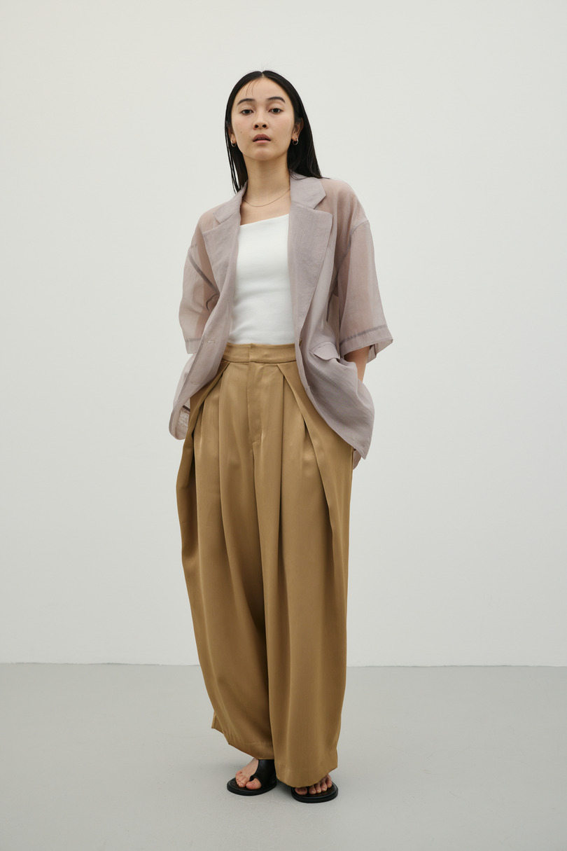 ハーフスリーブシアーテーラージャケット 詳細画像 L/GRY 3