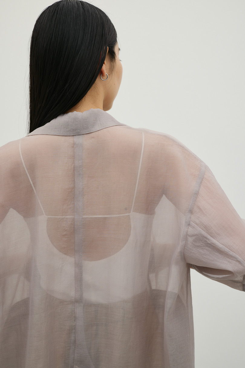 ハーフスリーブシアーテーラージャケット 詳細画像 L/GRY 9