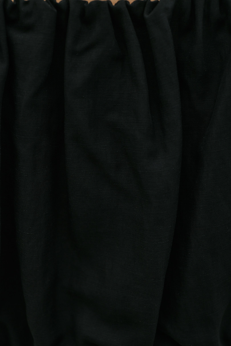 オフショルギャザーコルセットトップ 詳細画像 BLK 15