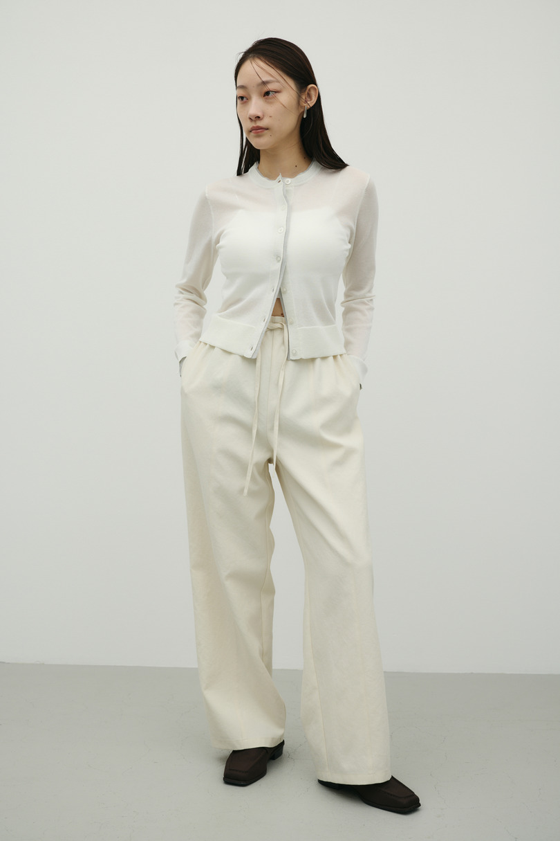 ハイラインワイドパンツ 詳細画像 IVOY 4