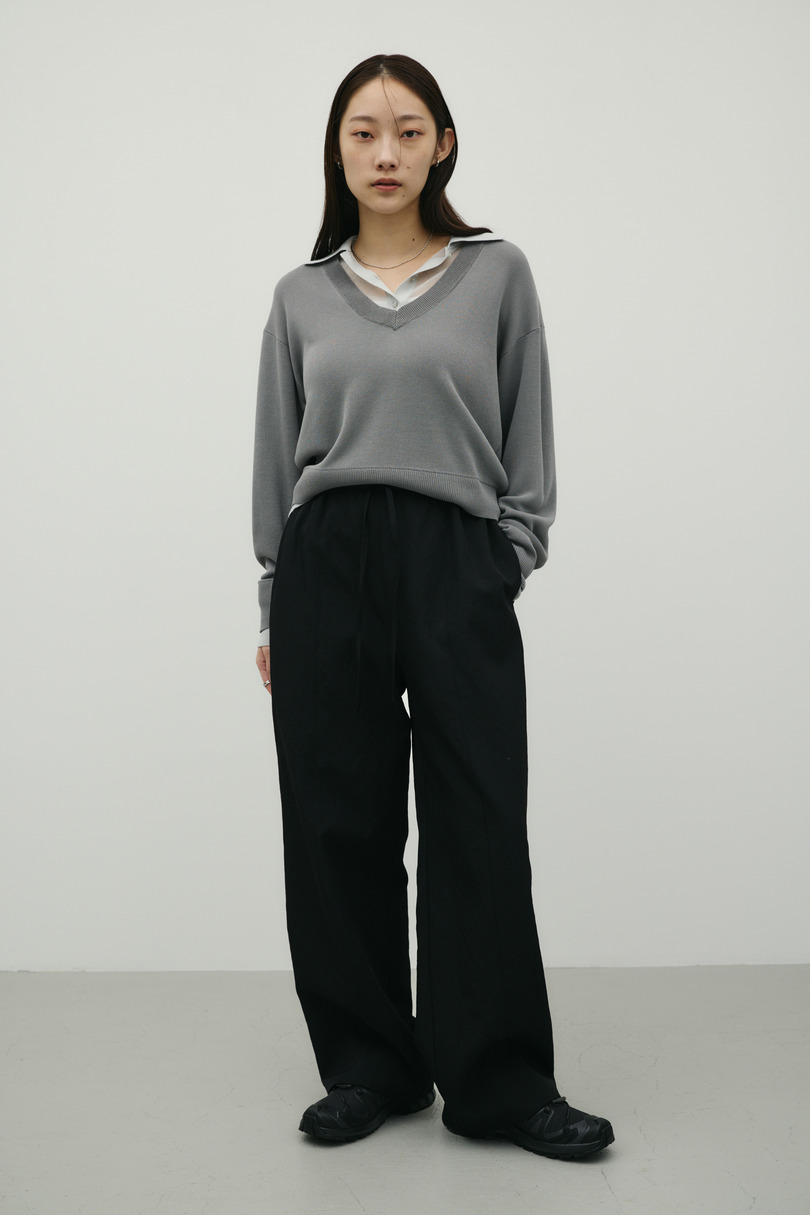 ハイラインワイドパンツ 詳細画像 BLK 6