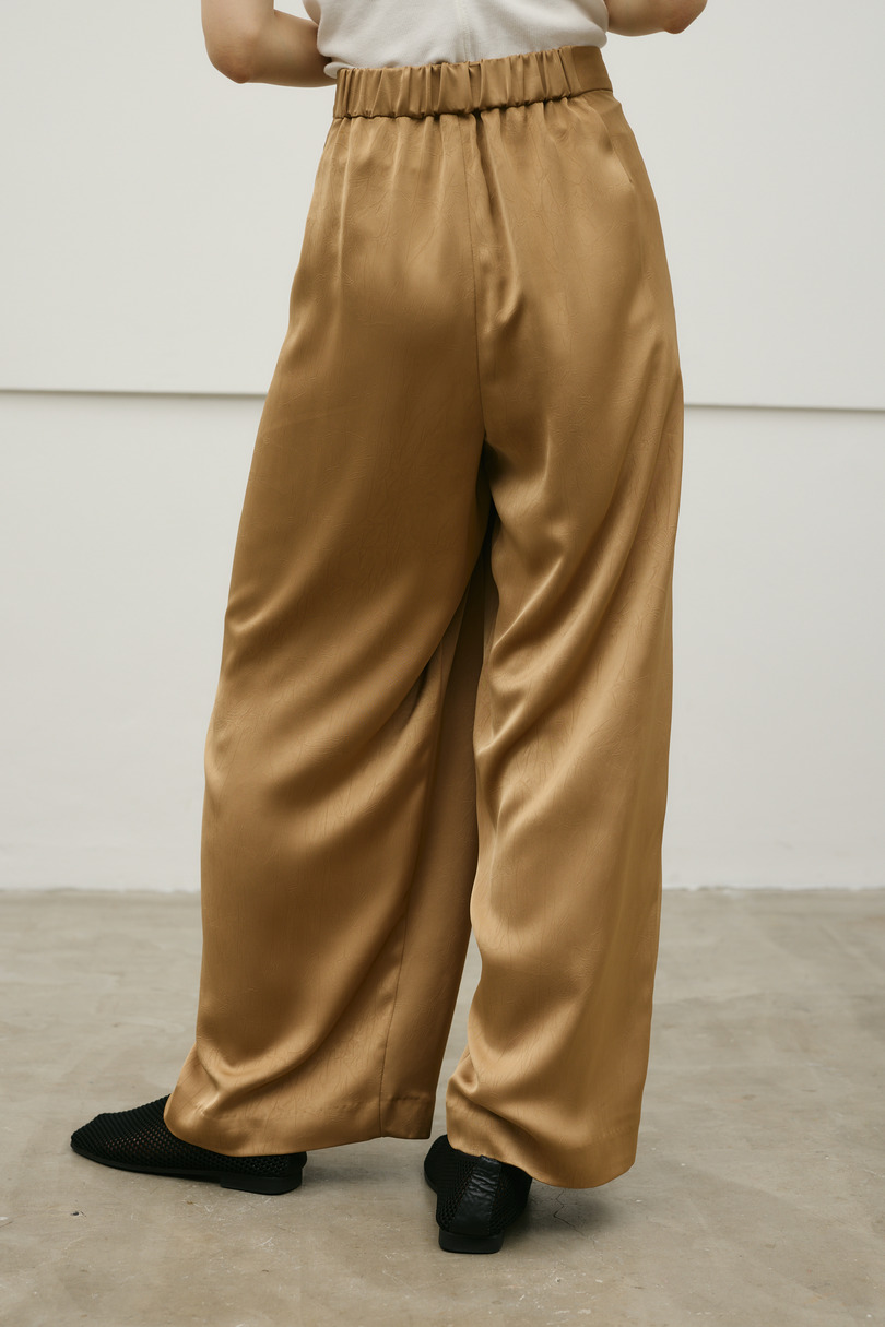 サテンラップワイドパンツ 詳細画像 BEG 6