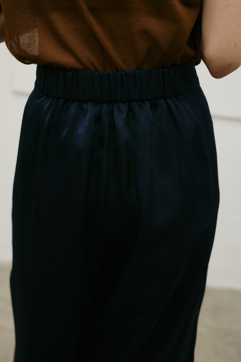 サテンラップワイドパンツ 詳細画像 NVY 10