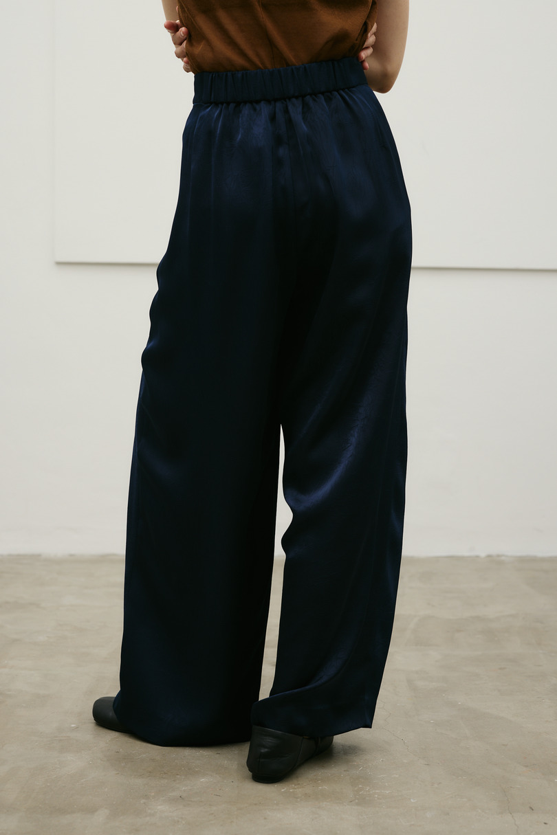 サテンラップワイドパンツ 詳細画像 NVY 6