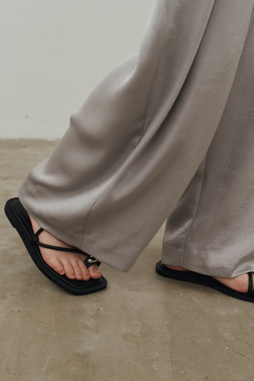 サテンラップワイドパンツ 詳細画像 GRY 10