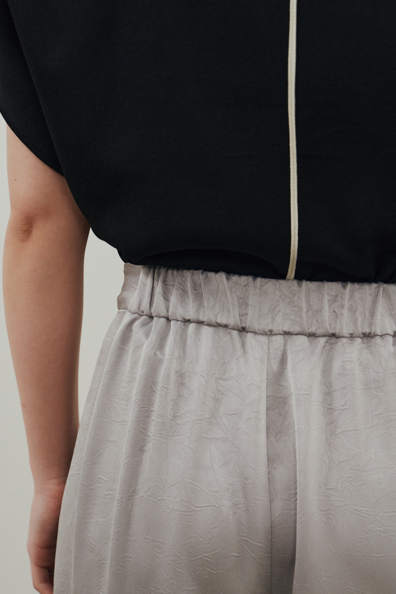 サテンラップワイドパンツ 詳細画像 GRY 11