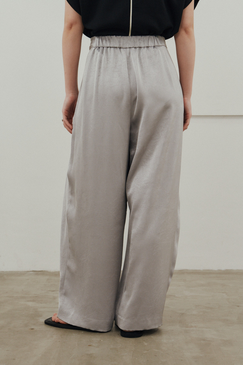 サテンラップワイドパンツ 詳細画像 GRY 7